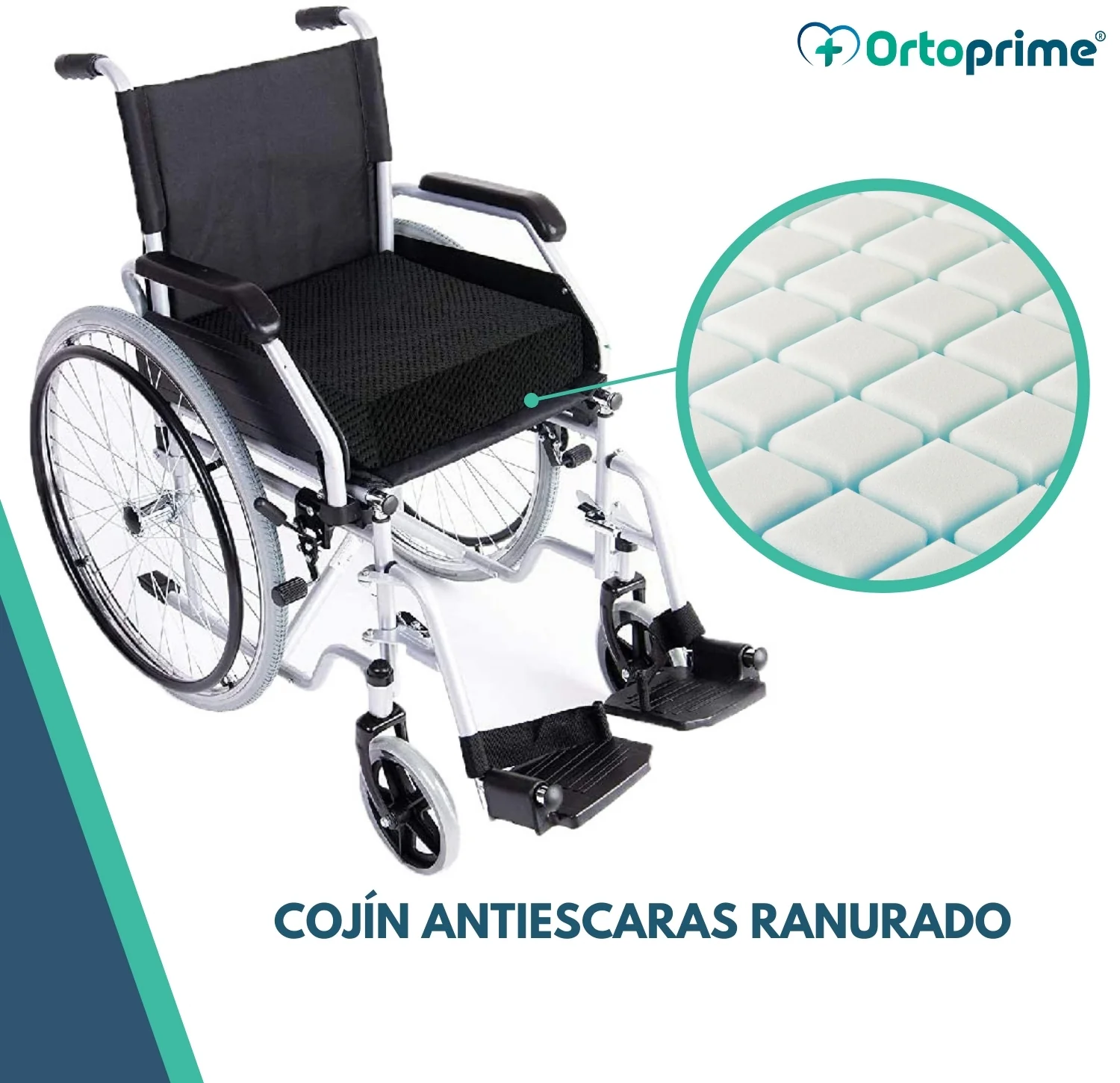 Cojín Antiescaras Ranurado Anatómico 3D Confort - Image 2