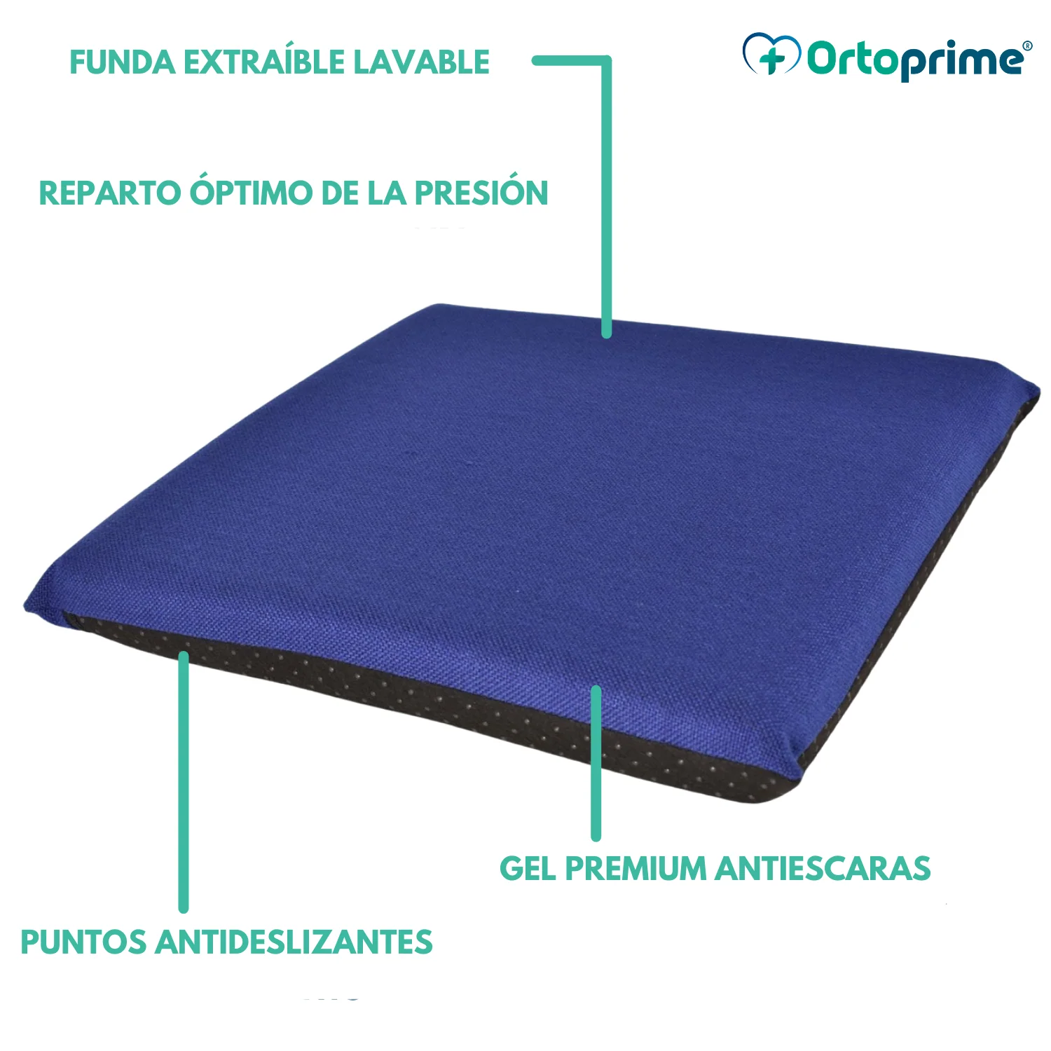 Cojín Antiescaras Cuadrado Gel Líquido - Image 3