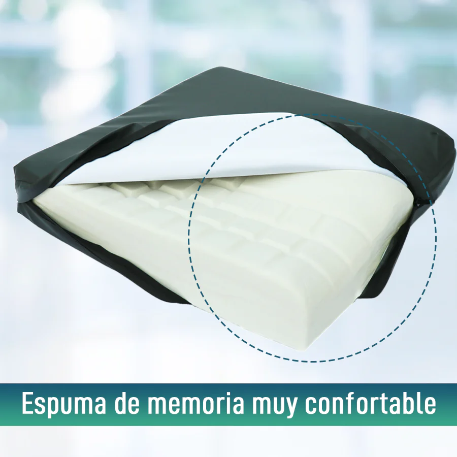 Cojín Antiescaras Anatómico Cuadrado Viescoelástico | Efecto Memoria - Image 3