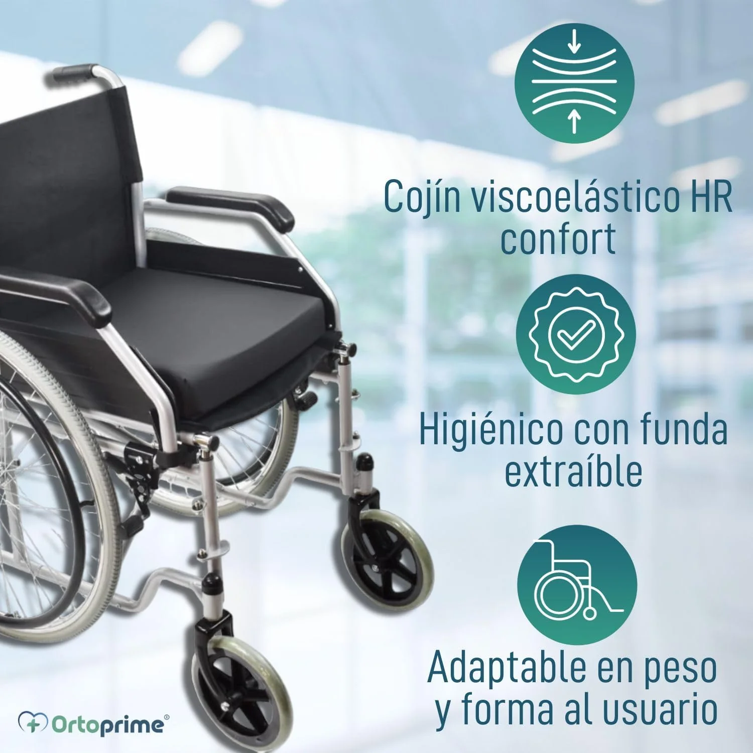 Cojín Antiescaras Viscoelástico + HR Espuma Confort - Image 2