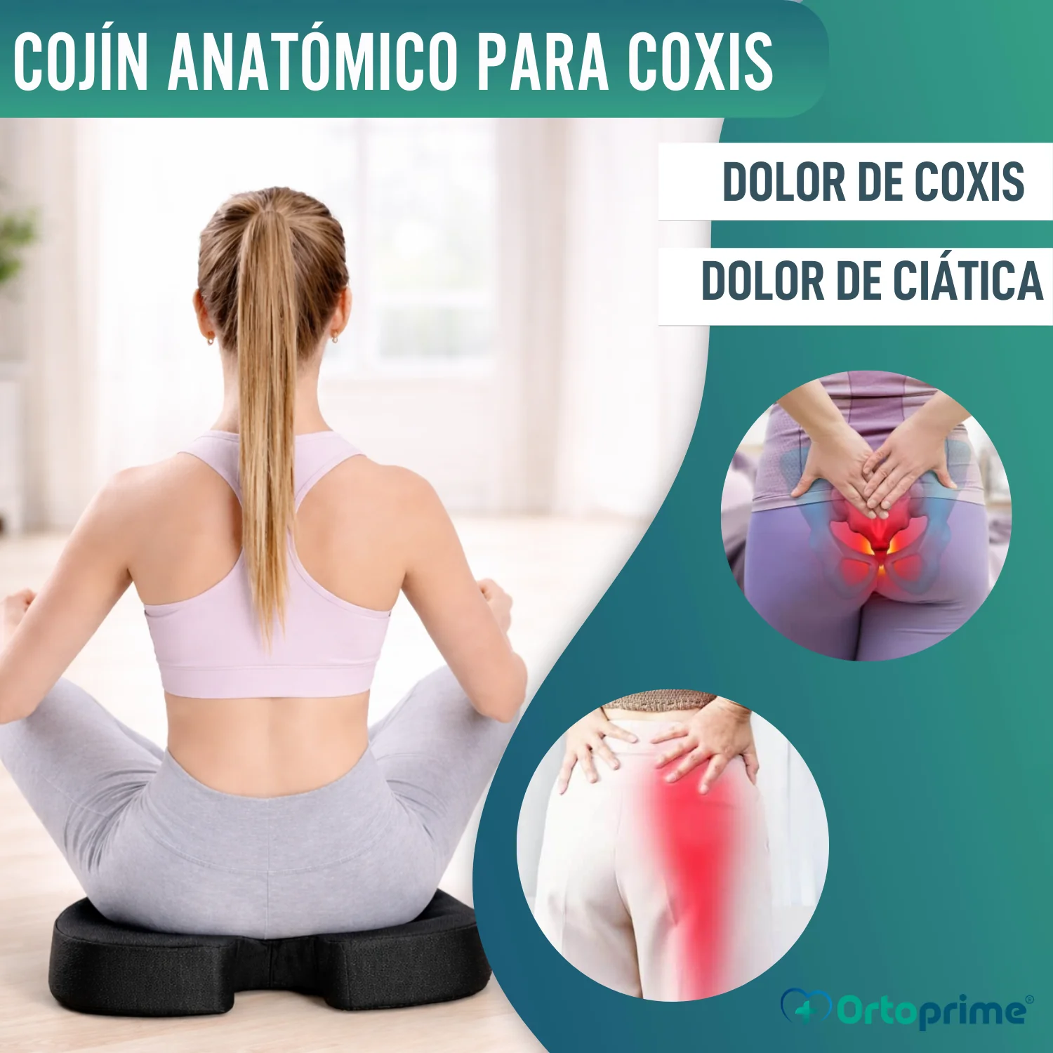 Cojín Antiescaras Viscoelástico para Coxis 60kg/m3 - Image 3