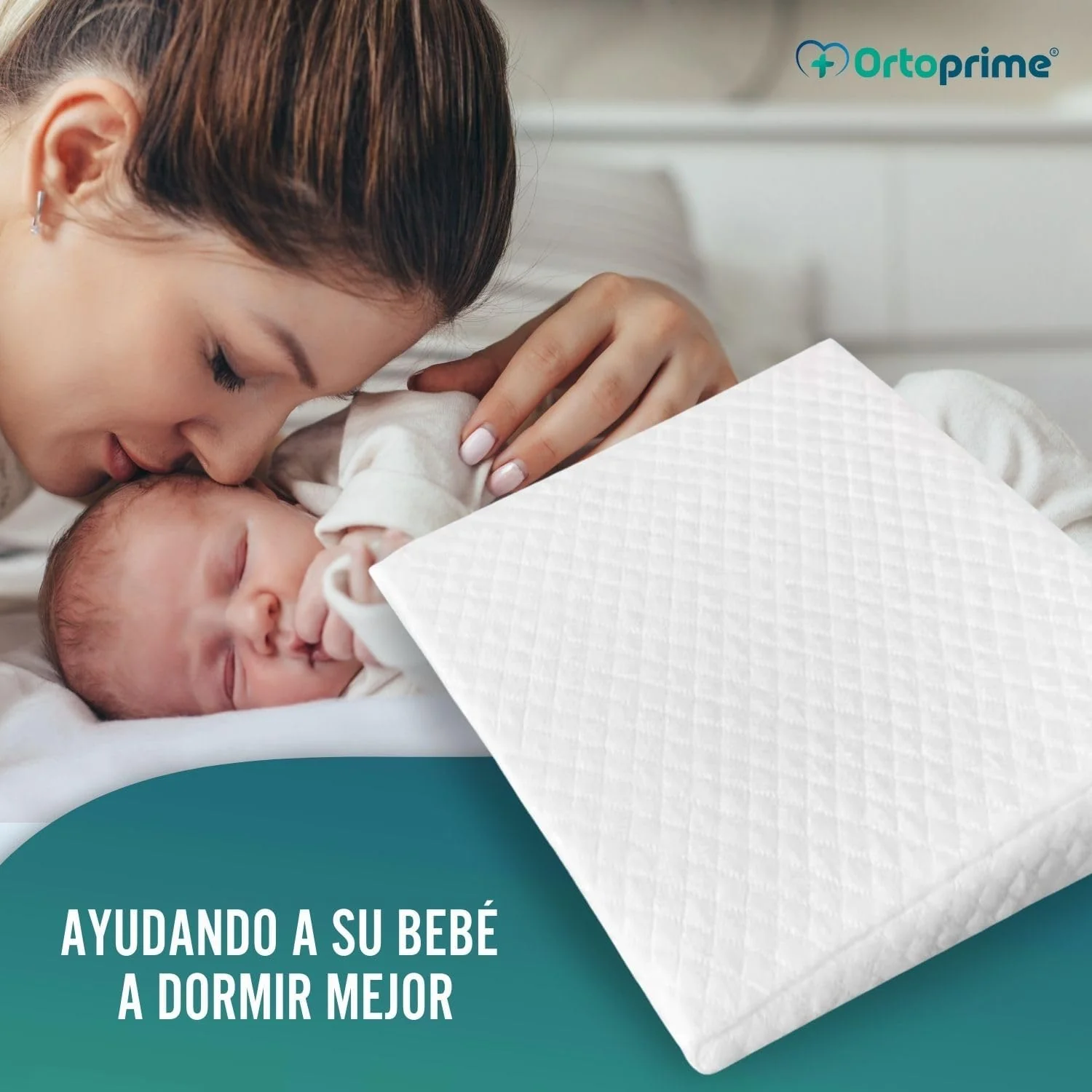 Cuña Antirreflujo Bebe Cojín Postural | Funda Extraíble - Image 3