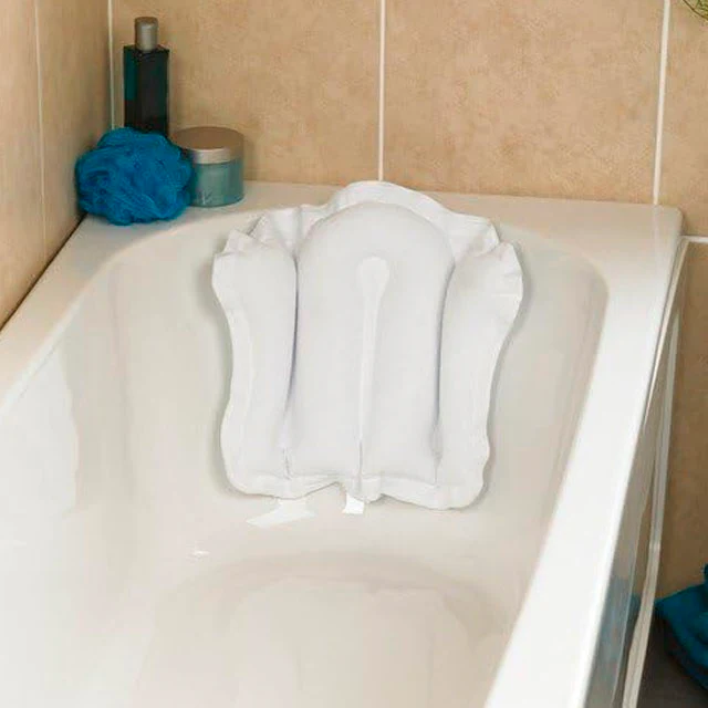 Cojín Bañera Inflable con Ventosas Respaldo para Espalda - Image 3
