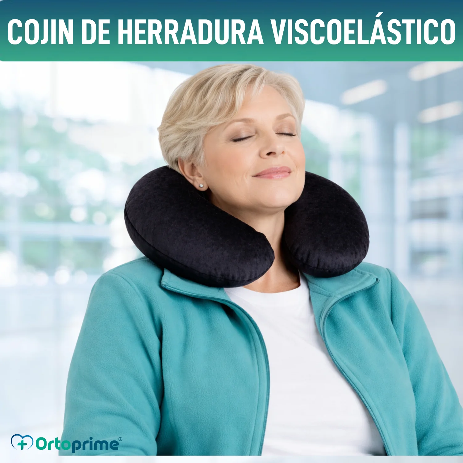 Cojín de Herradura Viscoelástica Anatómica Terciopelo - Image 4