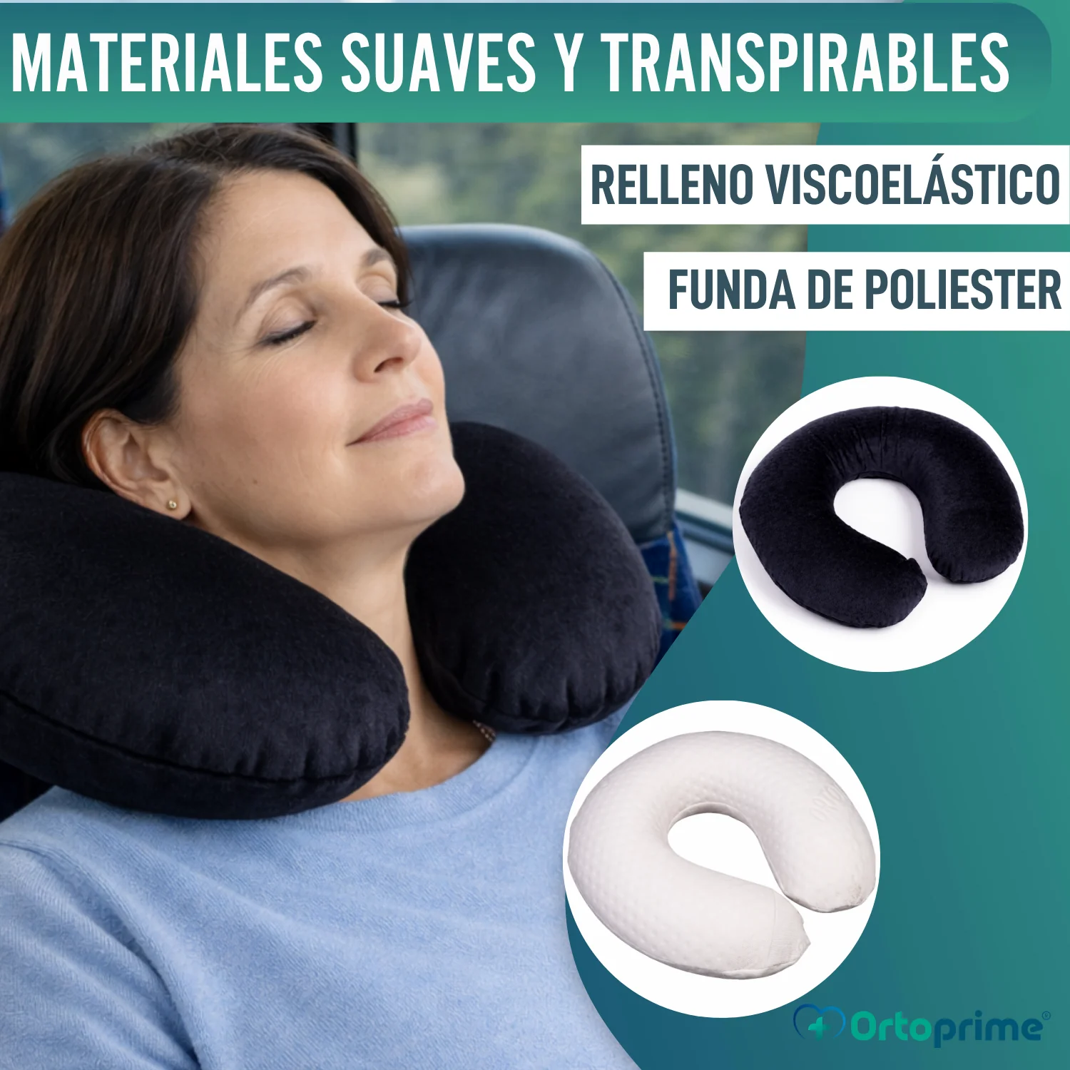 Cojín de Herradura Viscoelástica Anatómica Terciopelo - Image 5
