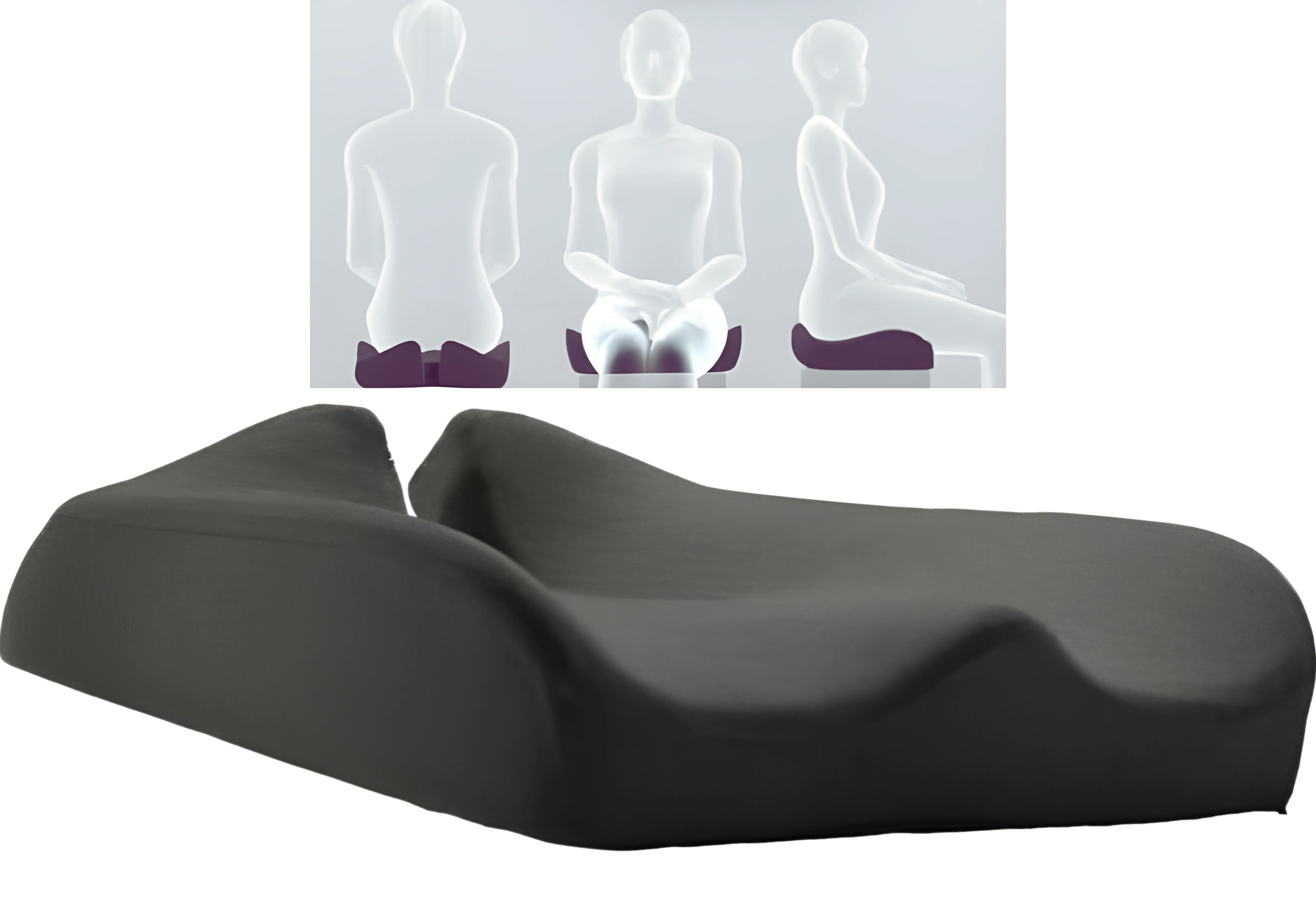 Cojín Ortopédico Antideslizante para Coxis | Ergonomic