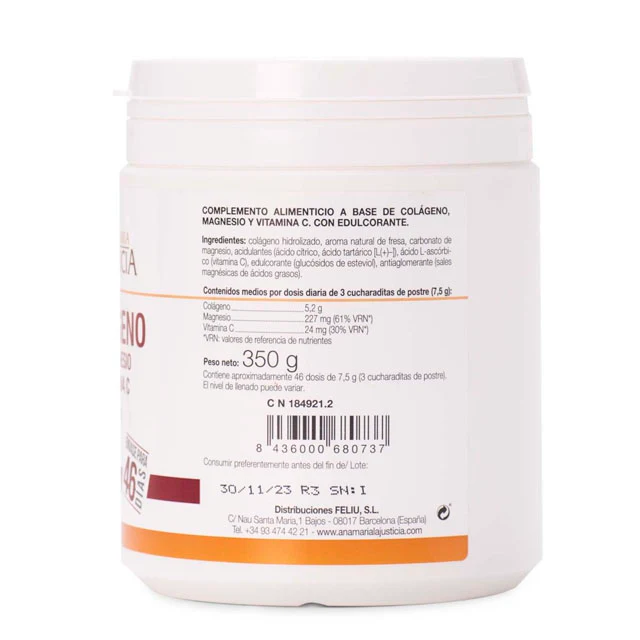 Colágeno Hidrolizado con Magnesio y Vitamina C | Sabor Fresa - Image 5