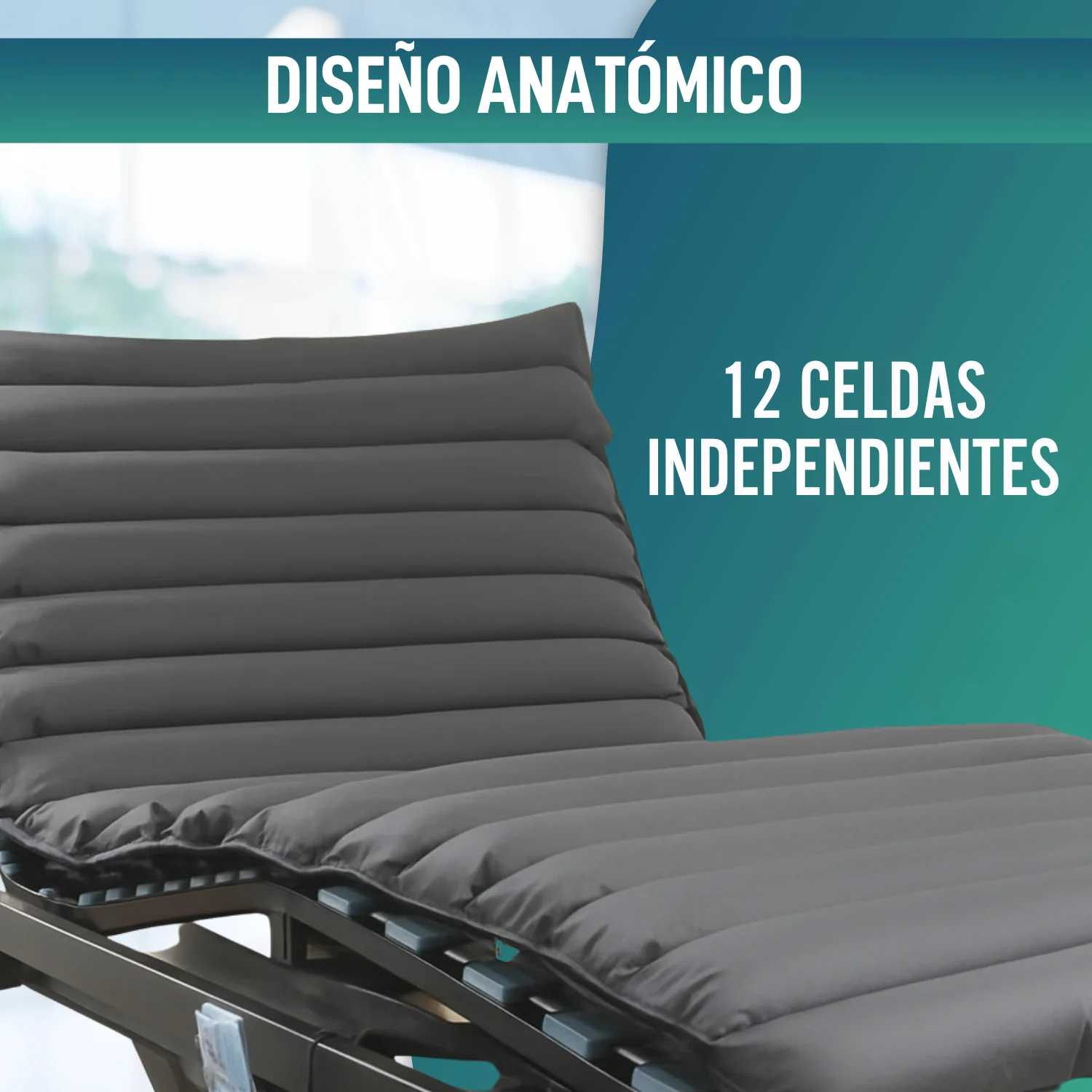 Colchón Antiescaras Cama 90x190x10cm | Colchón Escaras 12 Celdas - Image 4