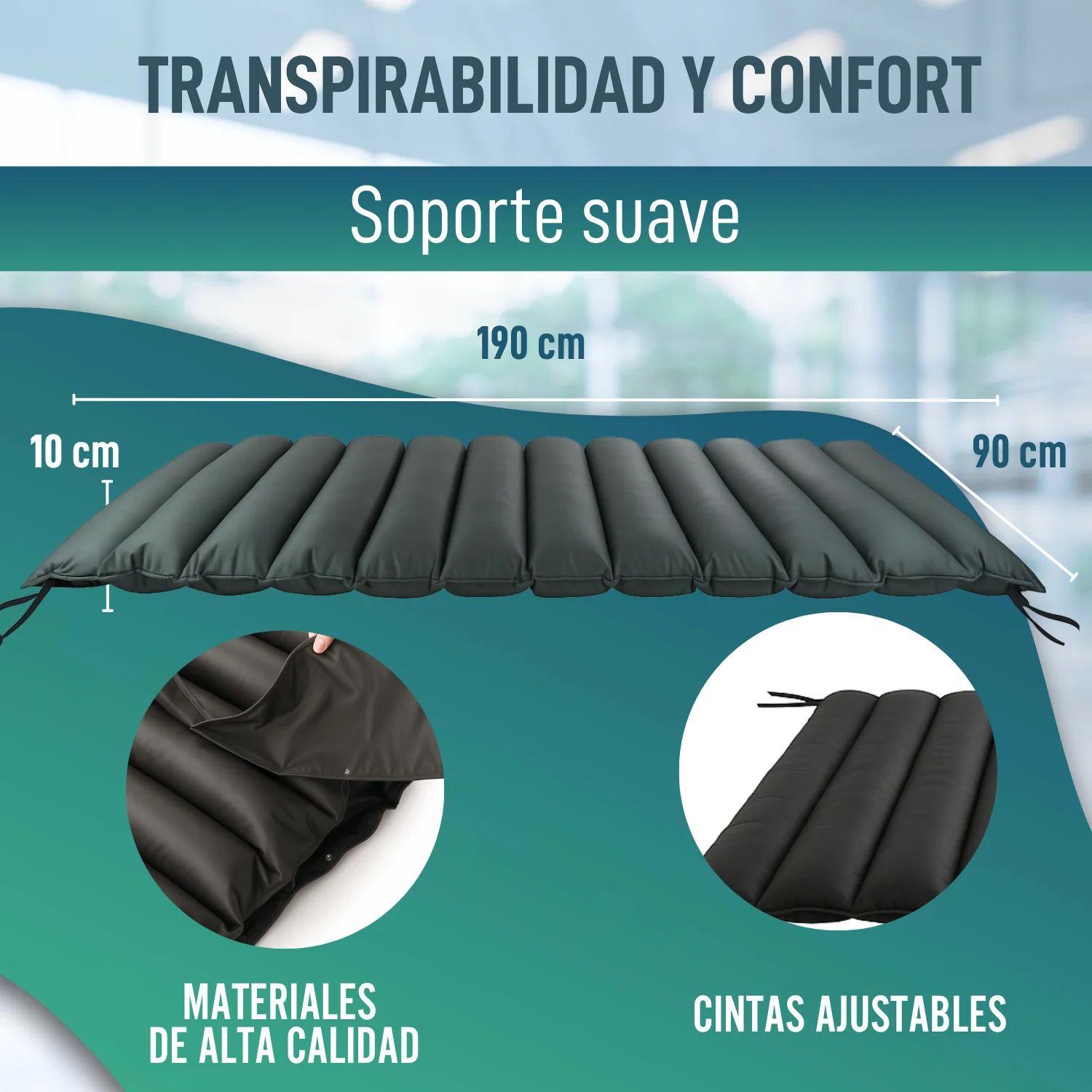 Colchón Antiescaras Cama 90x190x10cm | Colchón Escaras 12 Celdas - Image 5