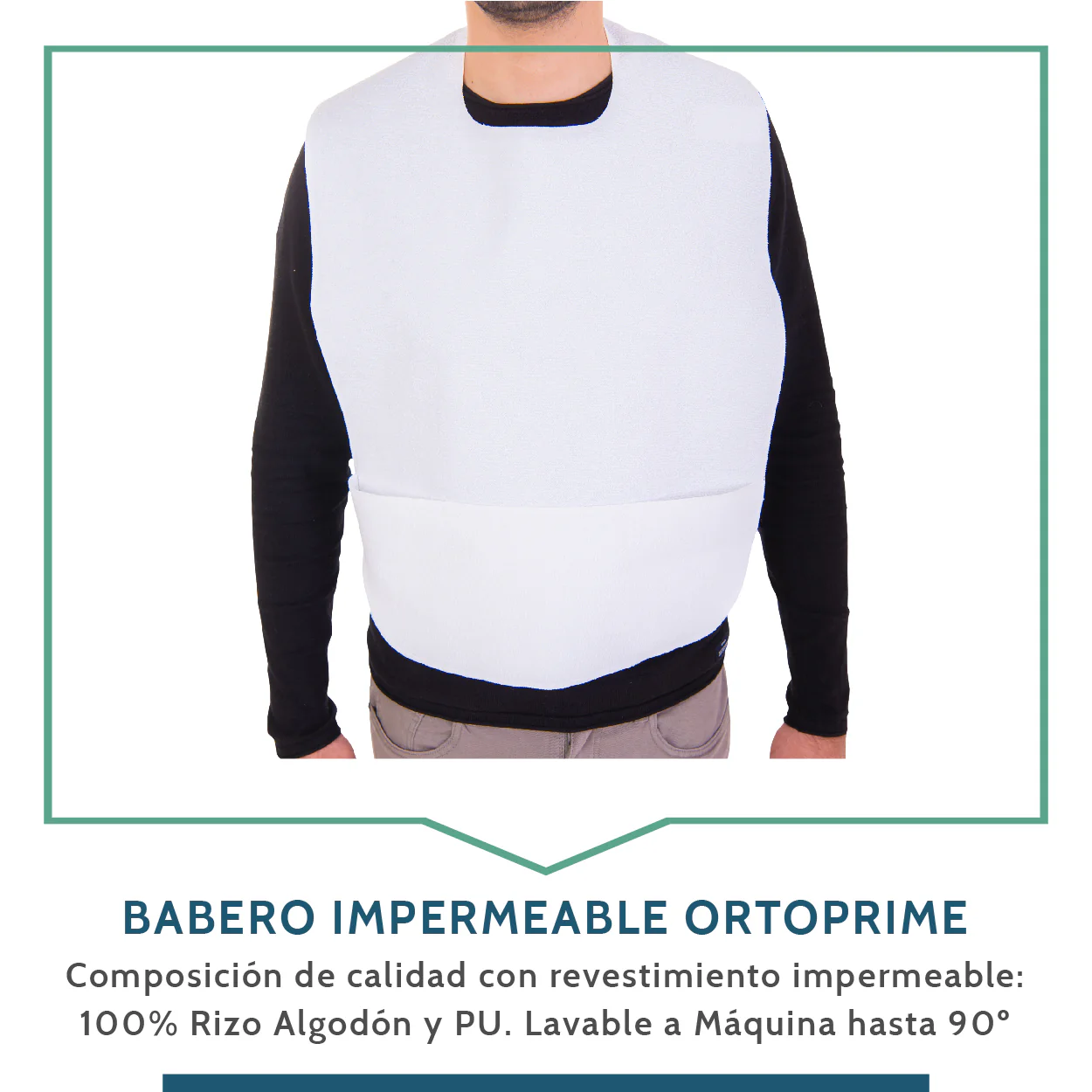 Babero Adulto Impermeable Rizo - Image 3
