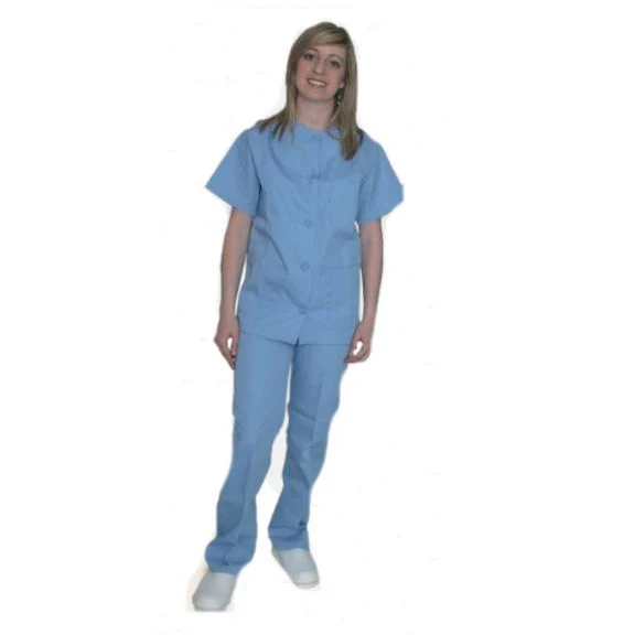 Conjunto Sanitario Chaqueta con Botones y Pantalón - Image 3