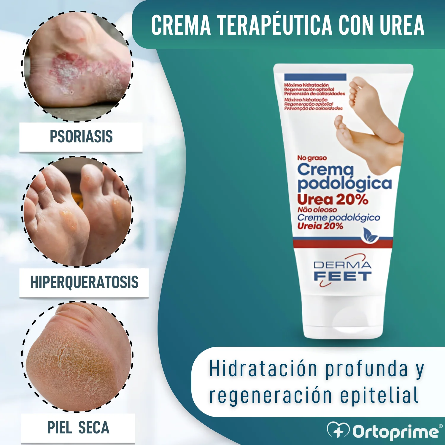 Crema Reparadora para Pies Secos | Concentración Urea 20% - Image 3