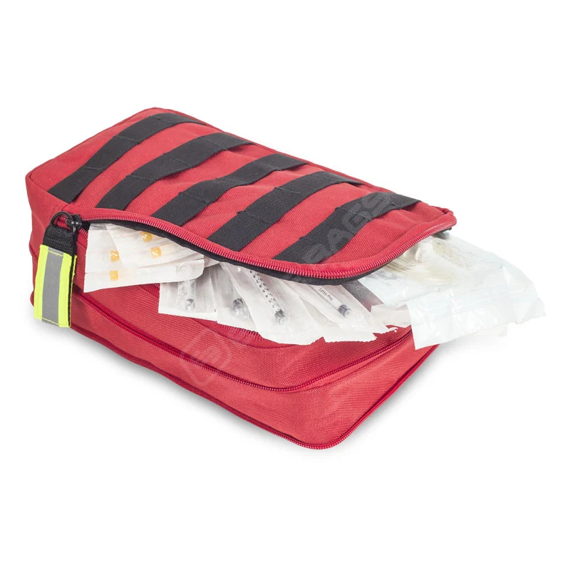 EB02.036 Bolsillos laterales molle para el paramed’s, 1000D Polyester rojo - Image 2