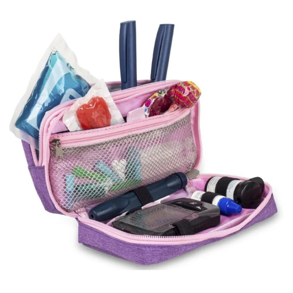 Cartera Organizadora para Diabetes Color Lila
