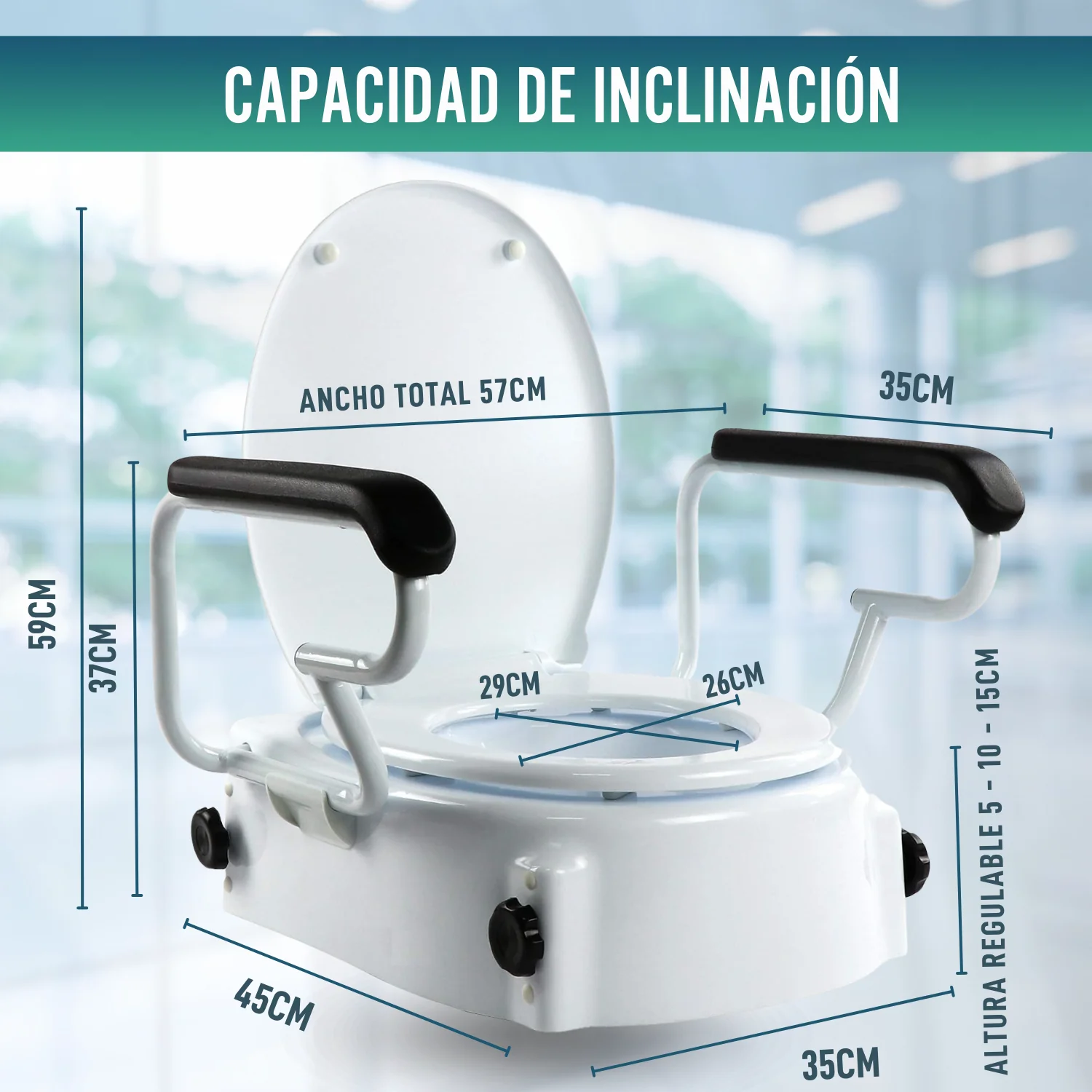 Elevador WC Inclinable OrtoPrime Confort - Image 6