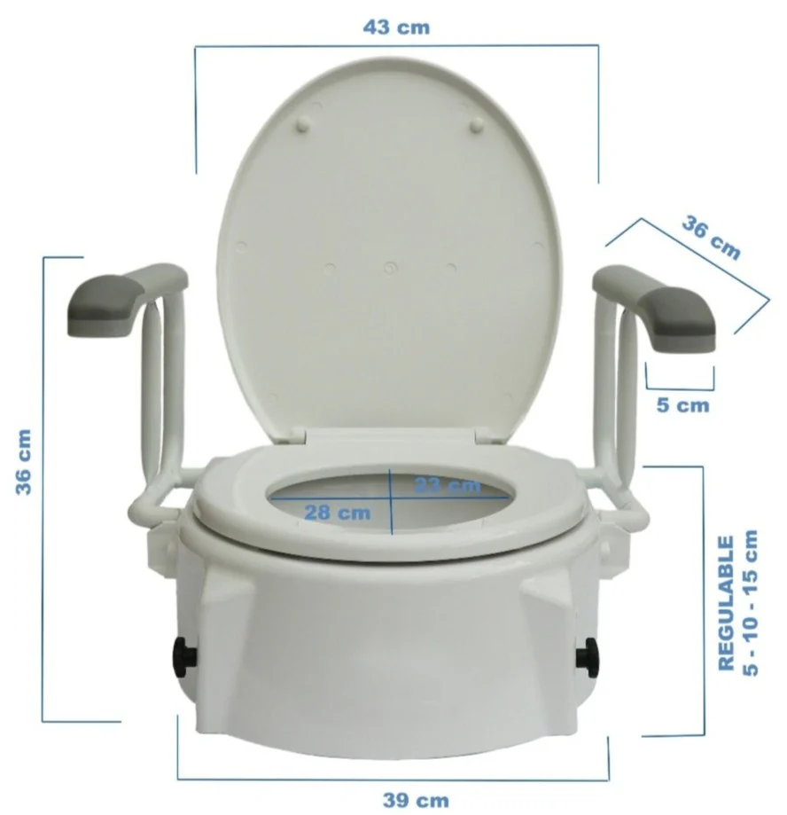 Elevador WC Inclinable 6-10-15cm Resistance - Image 3