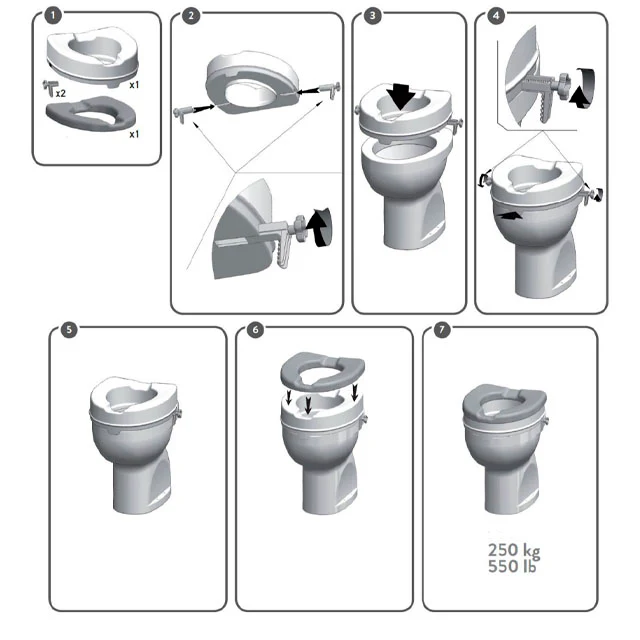 Elevadores WC Blando de 10 cm sin Tapa para Adultos - Image 3