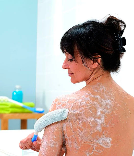 Esponja Baño con Curvatura y Mango Largo para el Cuerpo - Image 3