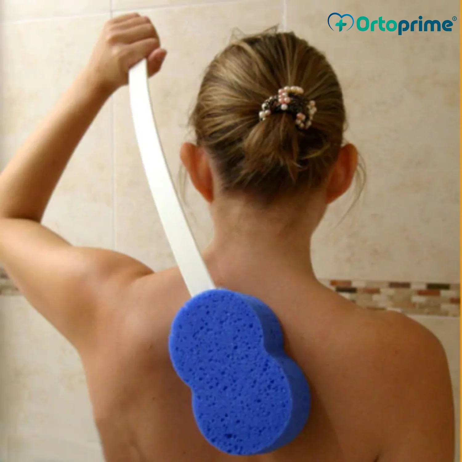 Esponja de Ducha con Mango Flexible | Uso Diario - Image 3
