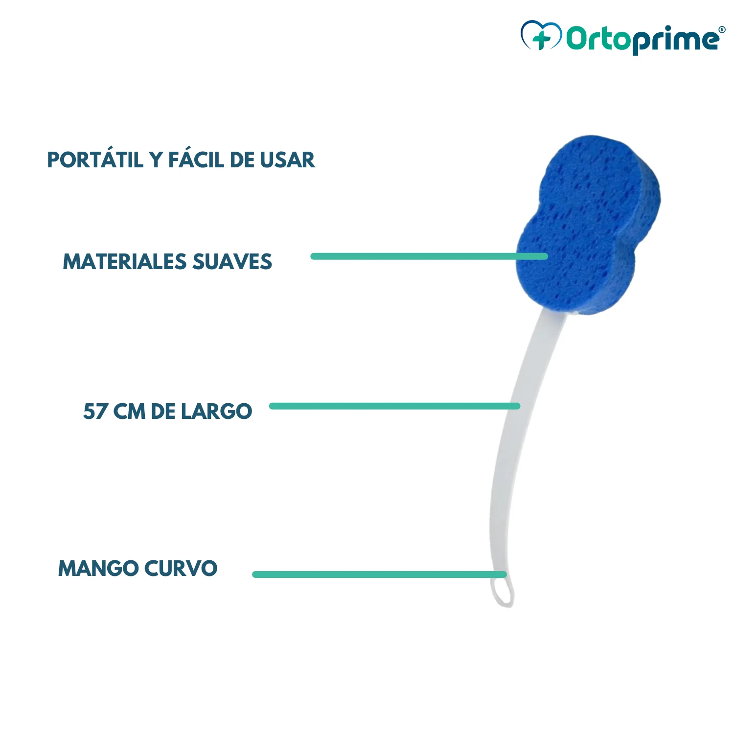 Esponja de Ducha con Mango Flexible | Uso Diario - Image 5