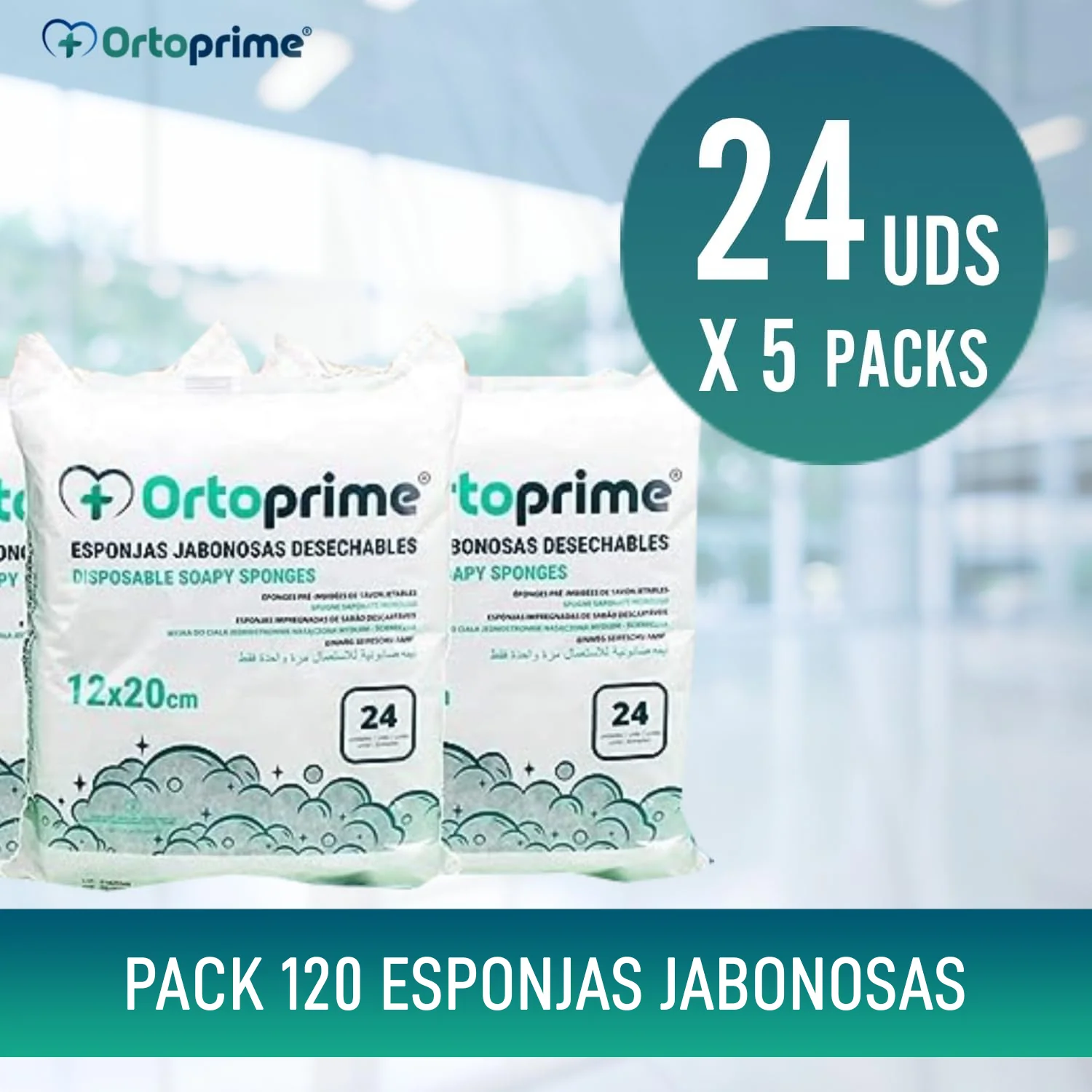 Esponjas Jabonosas Desechables Caja 120 Unidades - Image 6
