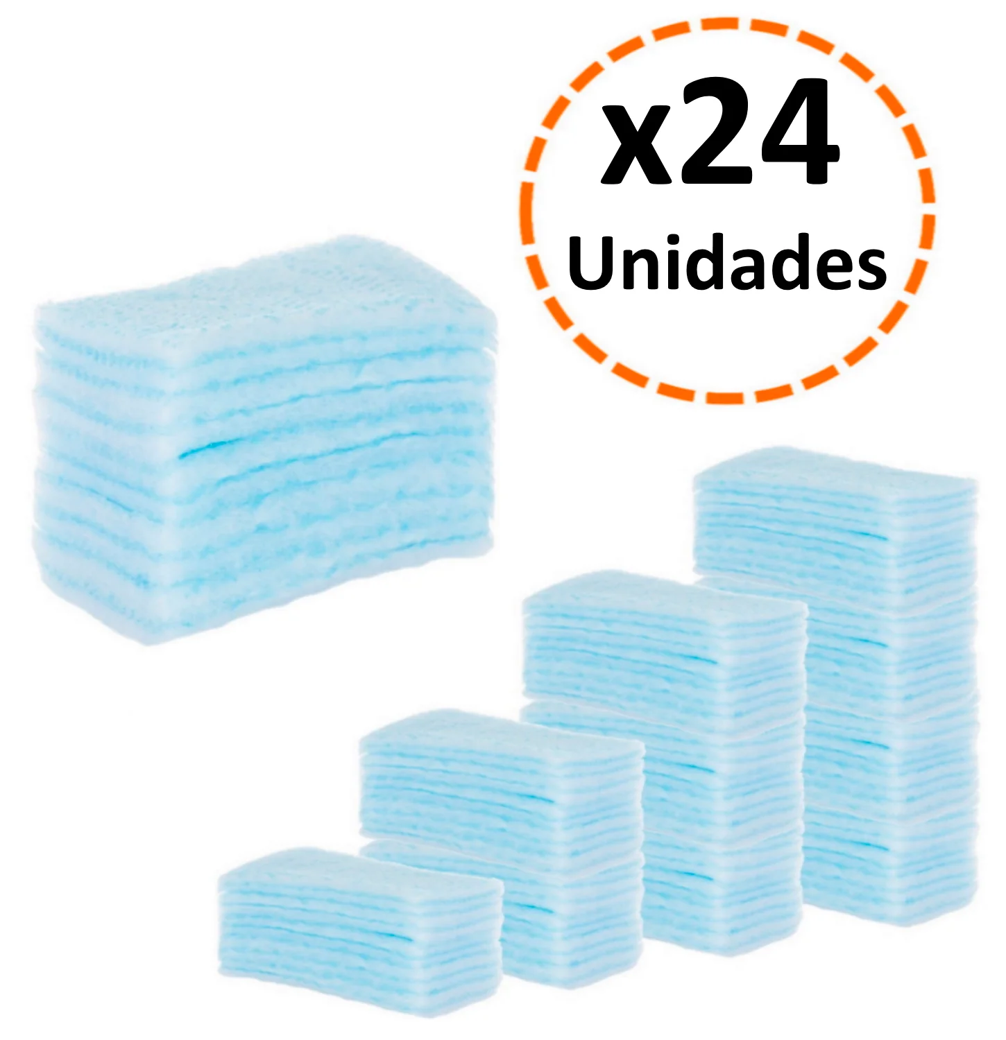 Esponjas Jabonosas Desechables 24 Unidades