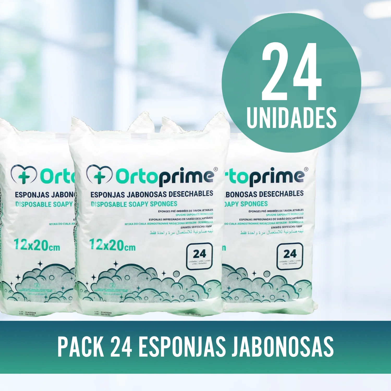 Esponjas Jabonosas Desechables 24 Unidades - Image 3