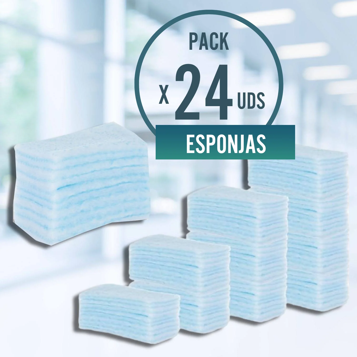 Esponjas Jabonosas Desechables 24 Unidades - Image 8