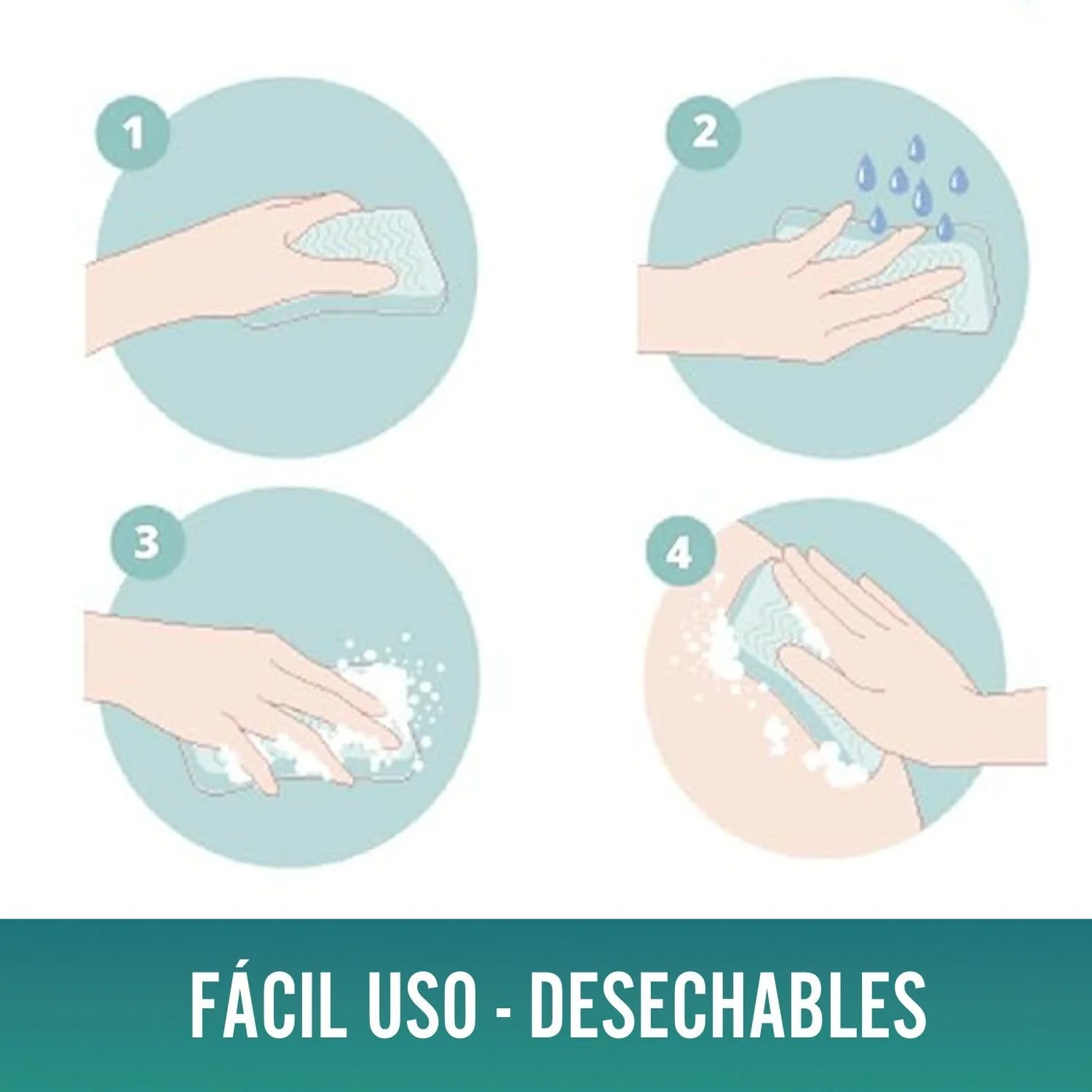 Esponjas Jabonosas Desechables Bebes y Adultos - Image 6