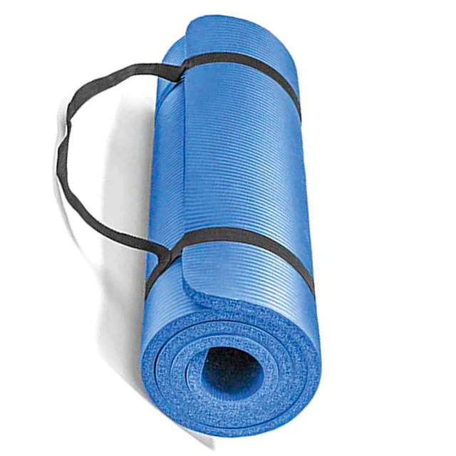Esterilla de Yoga de Caucho Antideslizante y Cintas para Enrollar - Image 4
