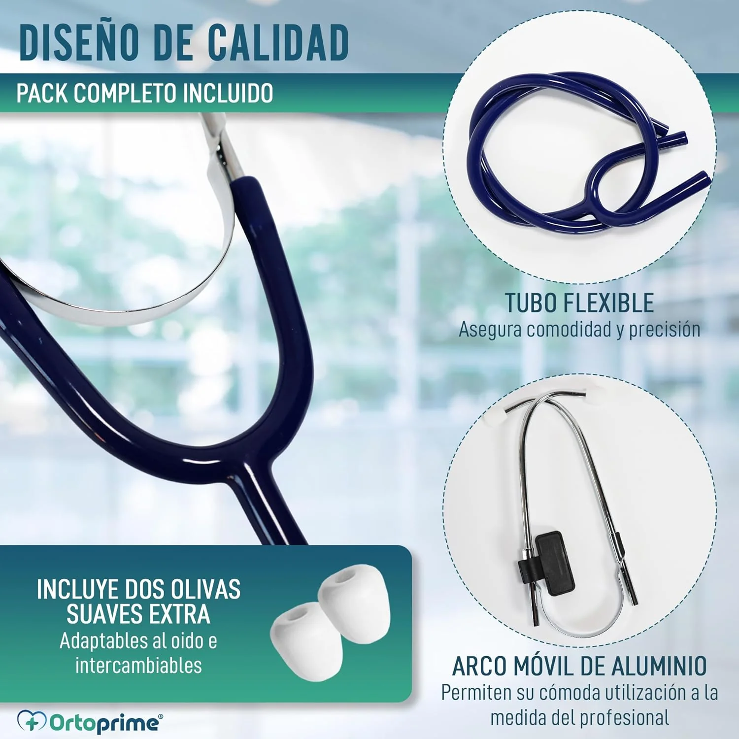 Fonendoscopio Profesional Médico | Estetoscopio Profesional Pediátrico - Image 3