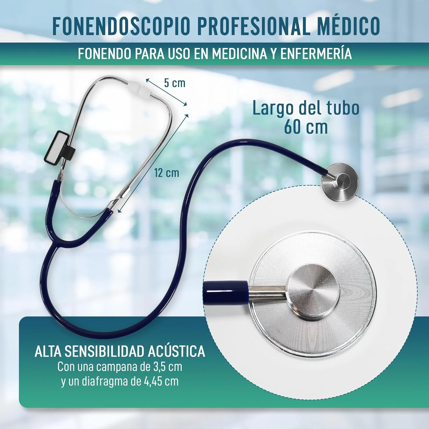 Fonendoscopio Profesional Médico | Estetoscopio Profesional Pediátrico - Image 7