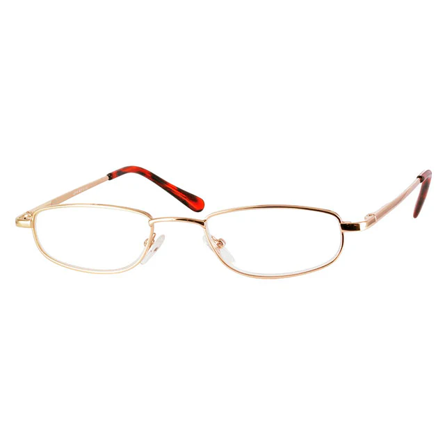 Gafas de Cerca para Presbicia Montura Media Luna Metálica - Image 3