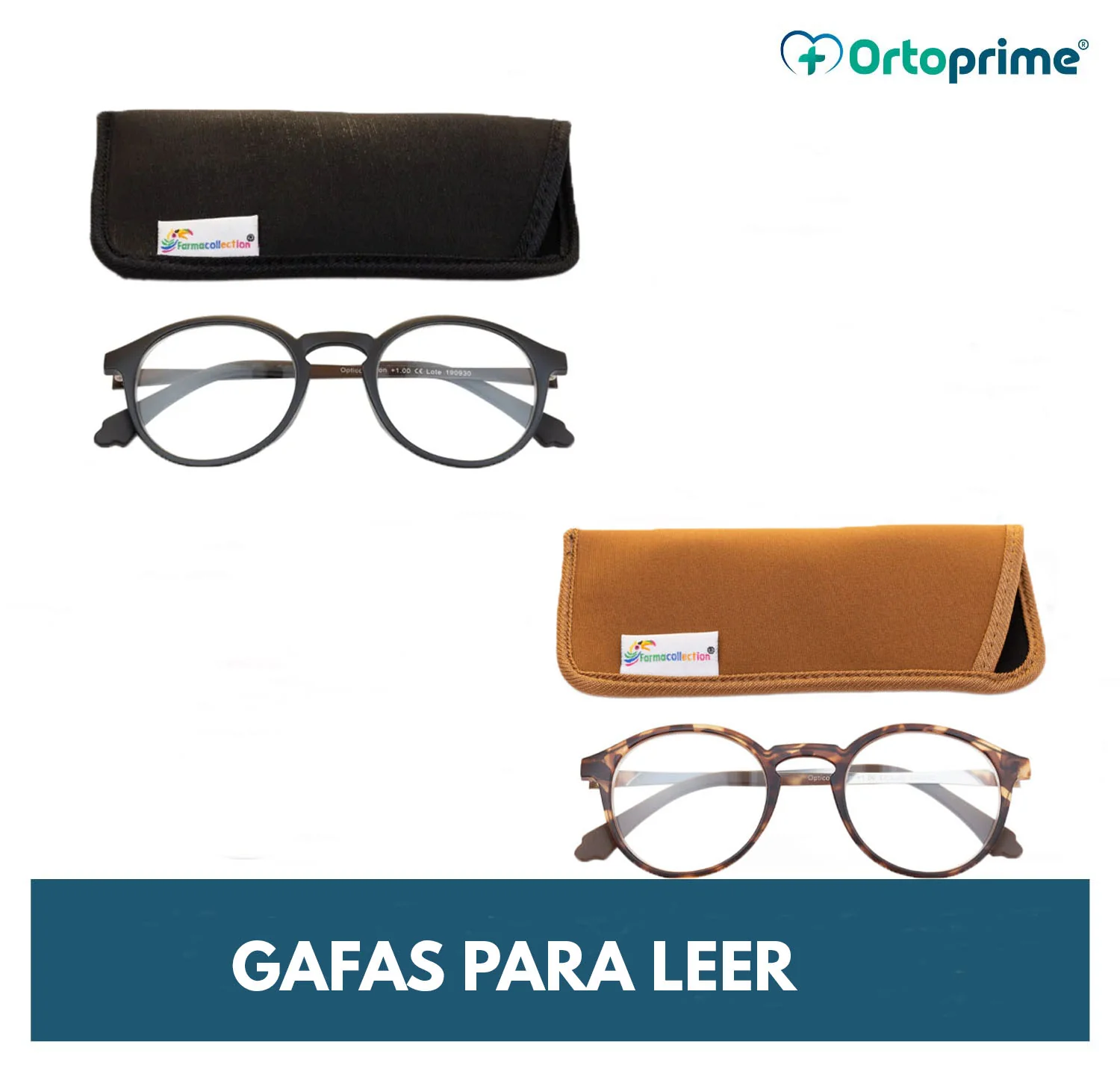 Gafas Vista Cansada con Montura Redonda y Varillas Flexibles - Image 3