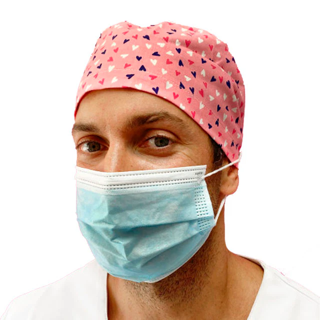 Gorros de Quirófano para Pelo Corto con Botones | Estampados - Image 7