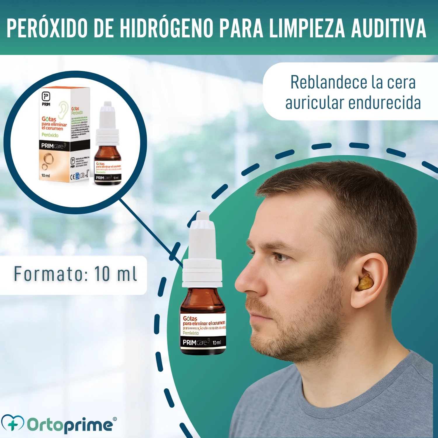 Gotas para Eliminar Cerumen de Oídos | Peróxido 10ml - Image 2