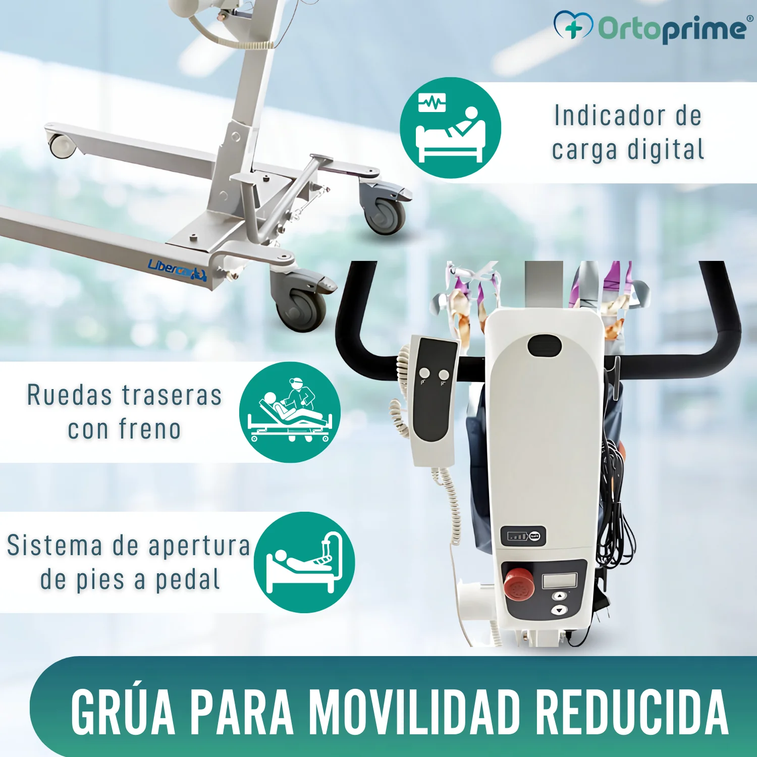 Grúa Ortopédica | Arnés con Soporte de Cabeza Incluido - Image 7