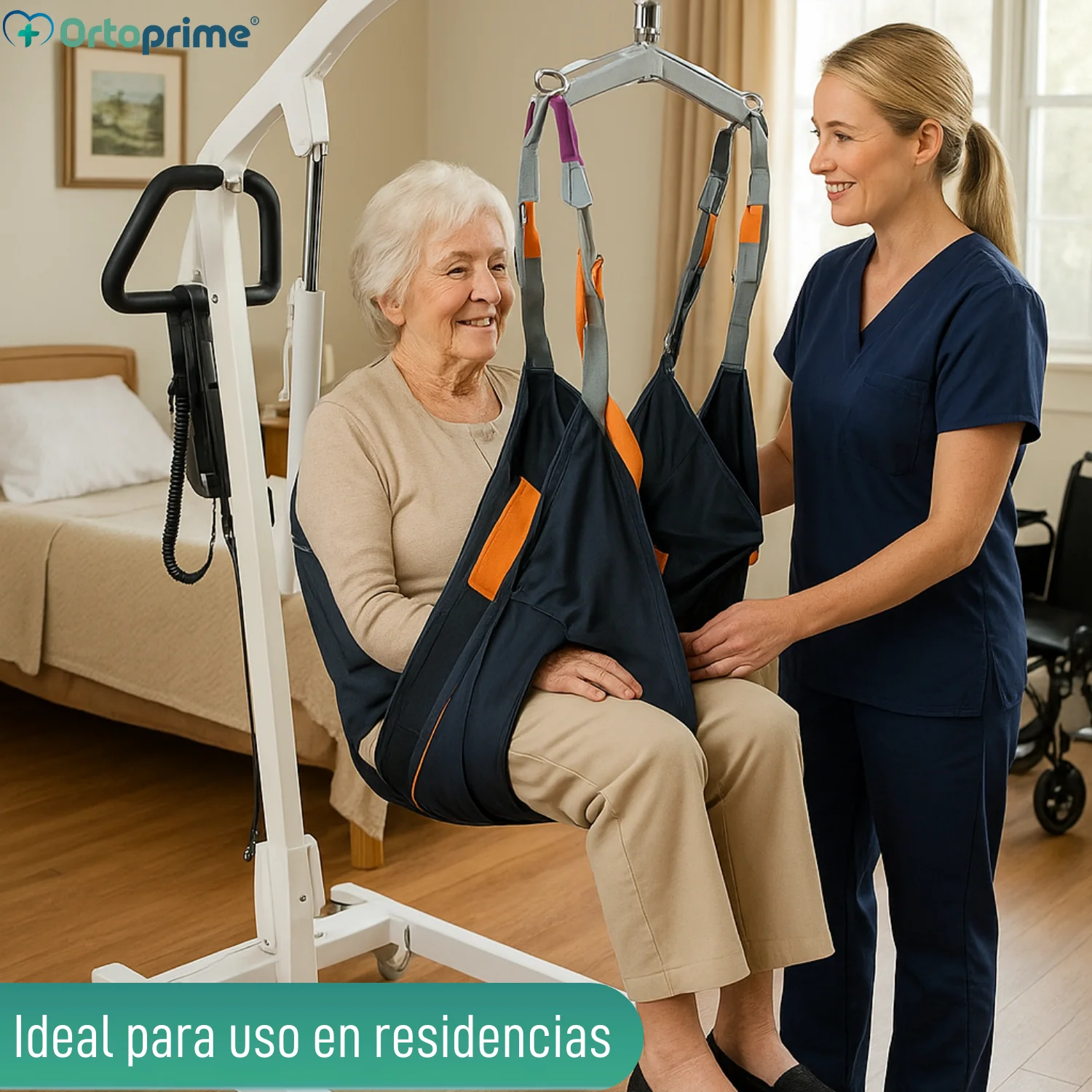 Grúa Ortopédica | Arnés con Soporte de Cabeza Incluido - Image 8