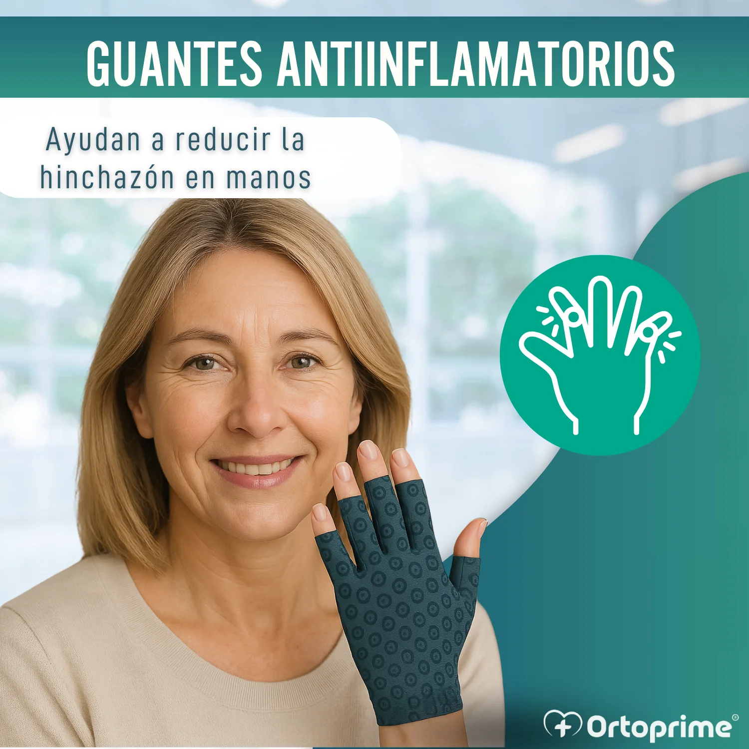Guantes Terapéuticos para Artrosis | Tejido Técnico Elástico - Image 5