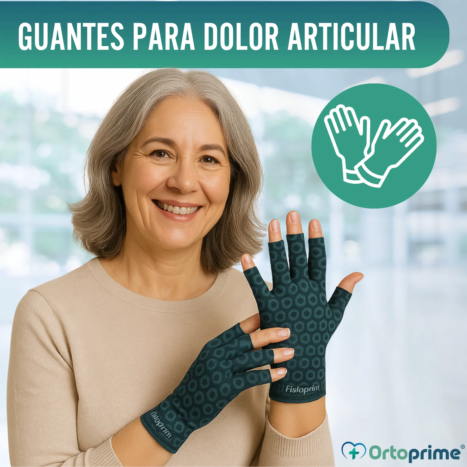 Guantes Terapéuticos para Artrosis | Tejido Técnico Elástico - Image 6