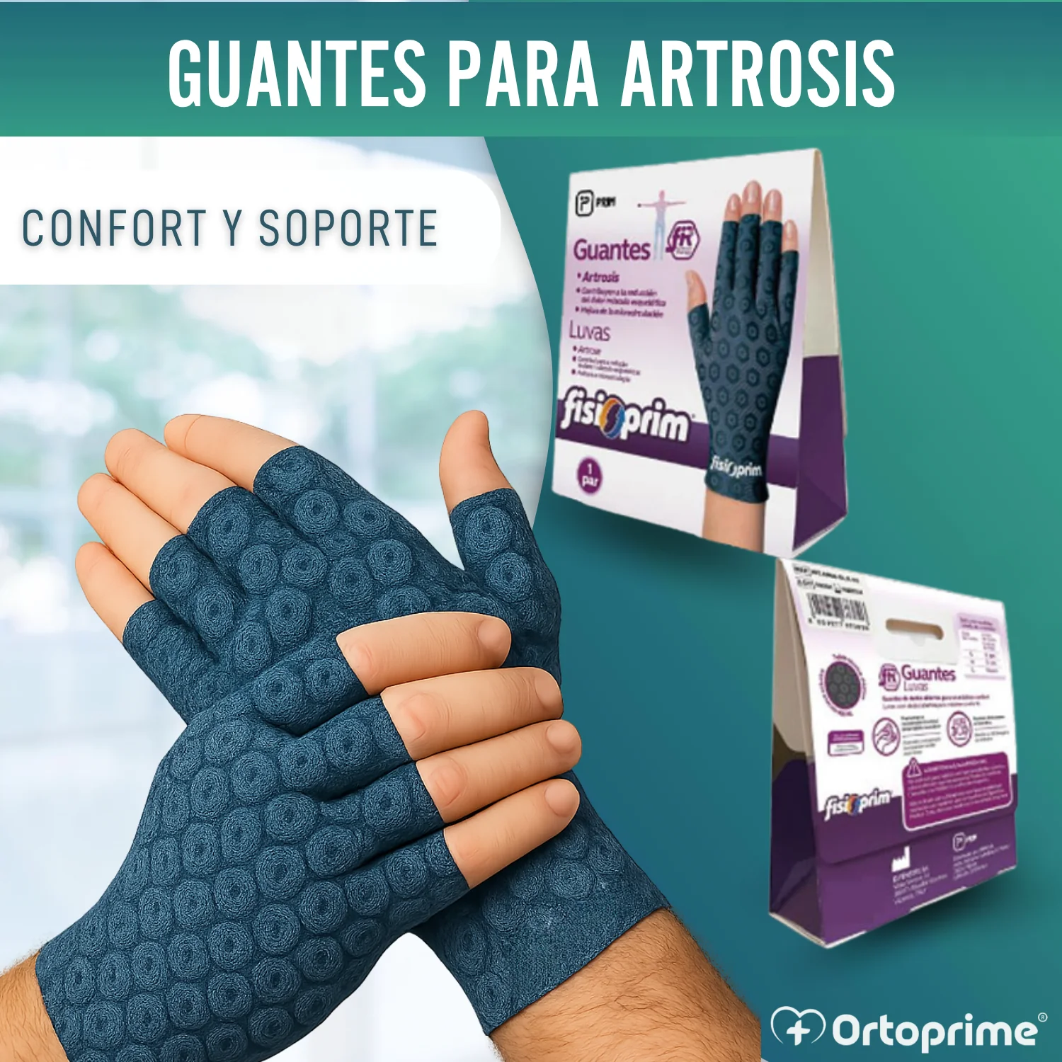 Guantes Terapéuticos para Artrosis | Tejido Técnico Elástico - Image 8