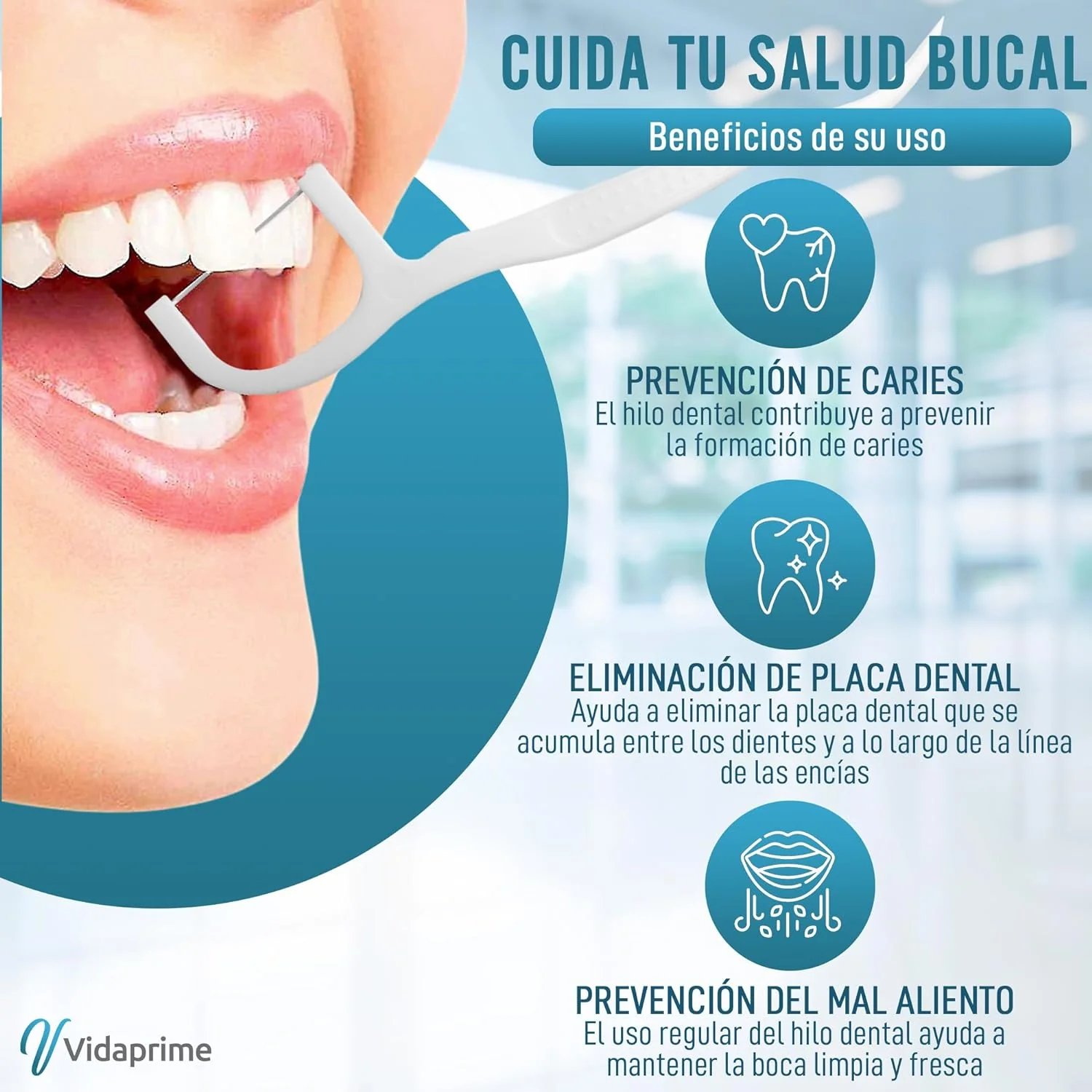 Arcos Dentales con Mango Hilo Dental Pack 200 - Image 4