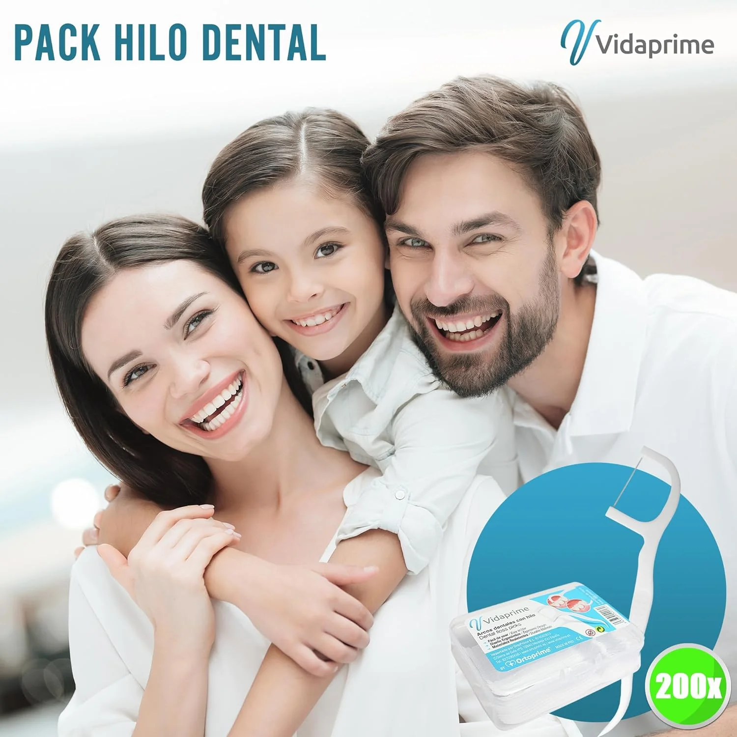Arcos Dentales con Mango Hilo Dental Pack 200 - Image 5