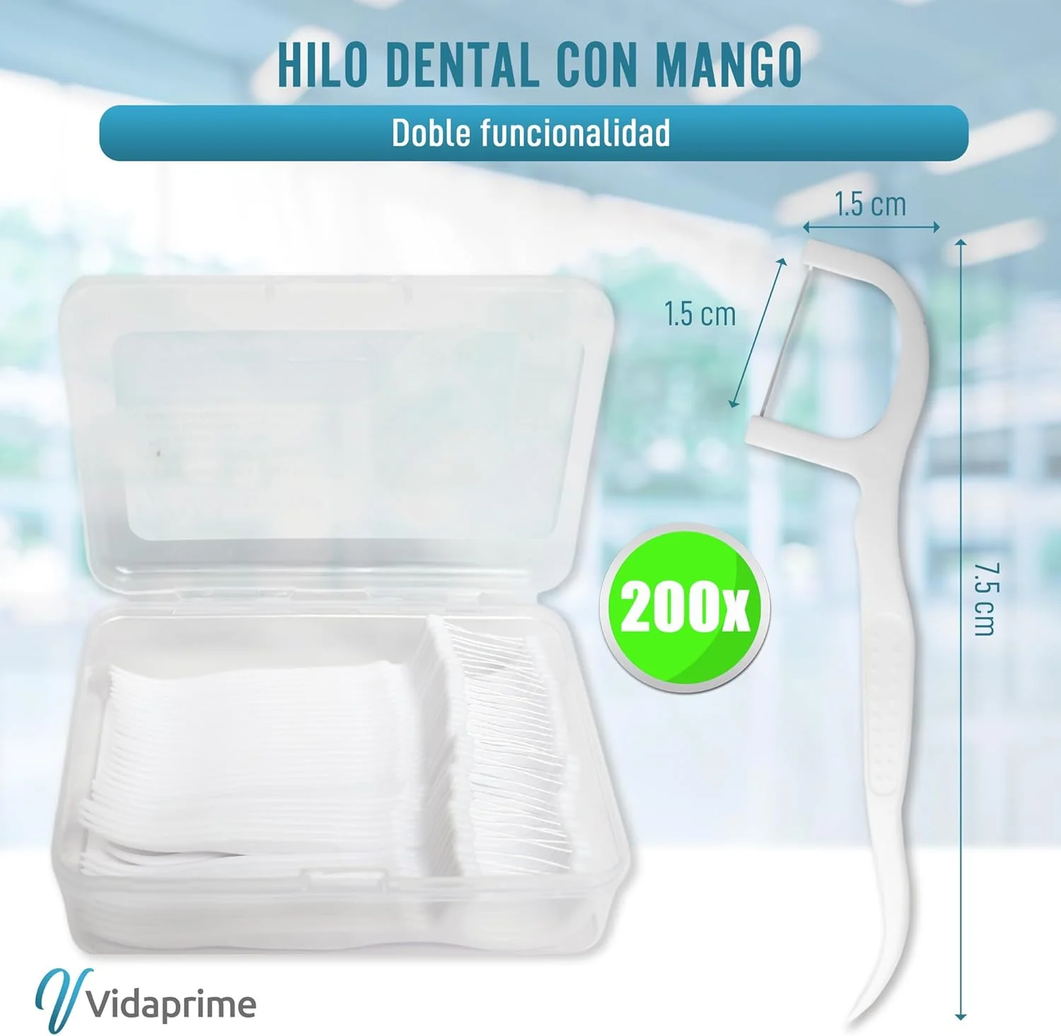 Arcos Dentales con Mango Hilo Dental Pack 200 - Image 6