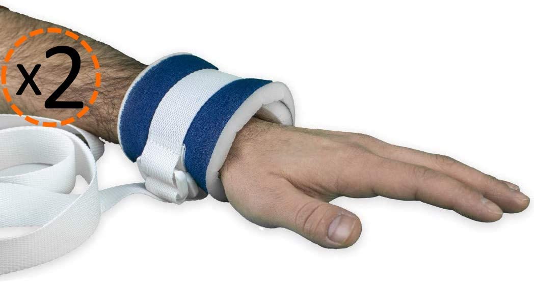 Inmovilizador de Extremidades para Cama y Silla de Ruedas | Pack de 2 Unidades