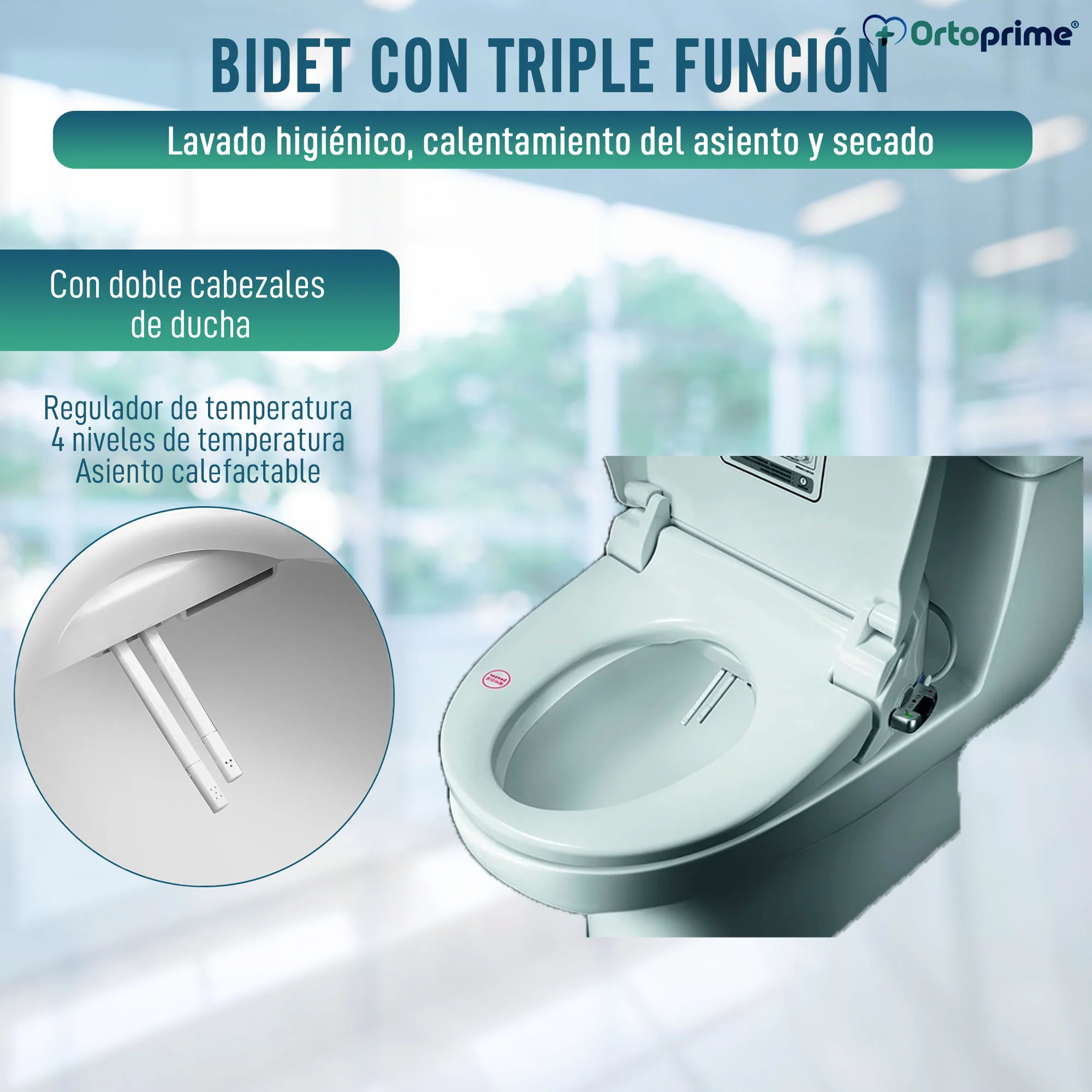 Bidet WC con Mando de Control y Temperatura Incorporado - Image 2