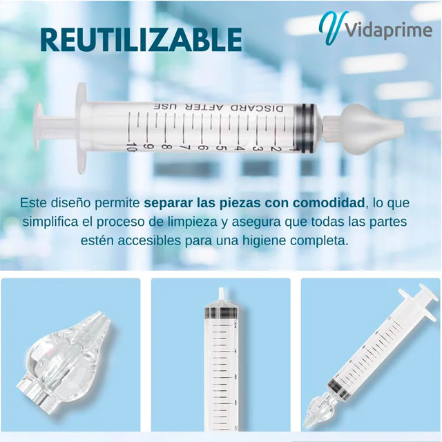 Jeringa Lavado Nasal para Bebés y Adultos | Pack 3 Unidades - Image 4
