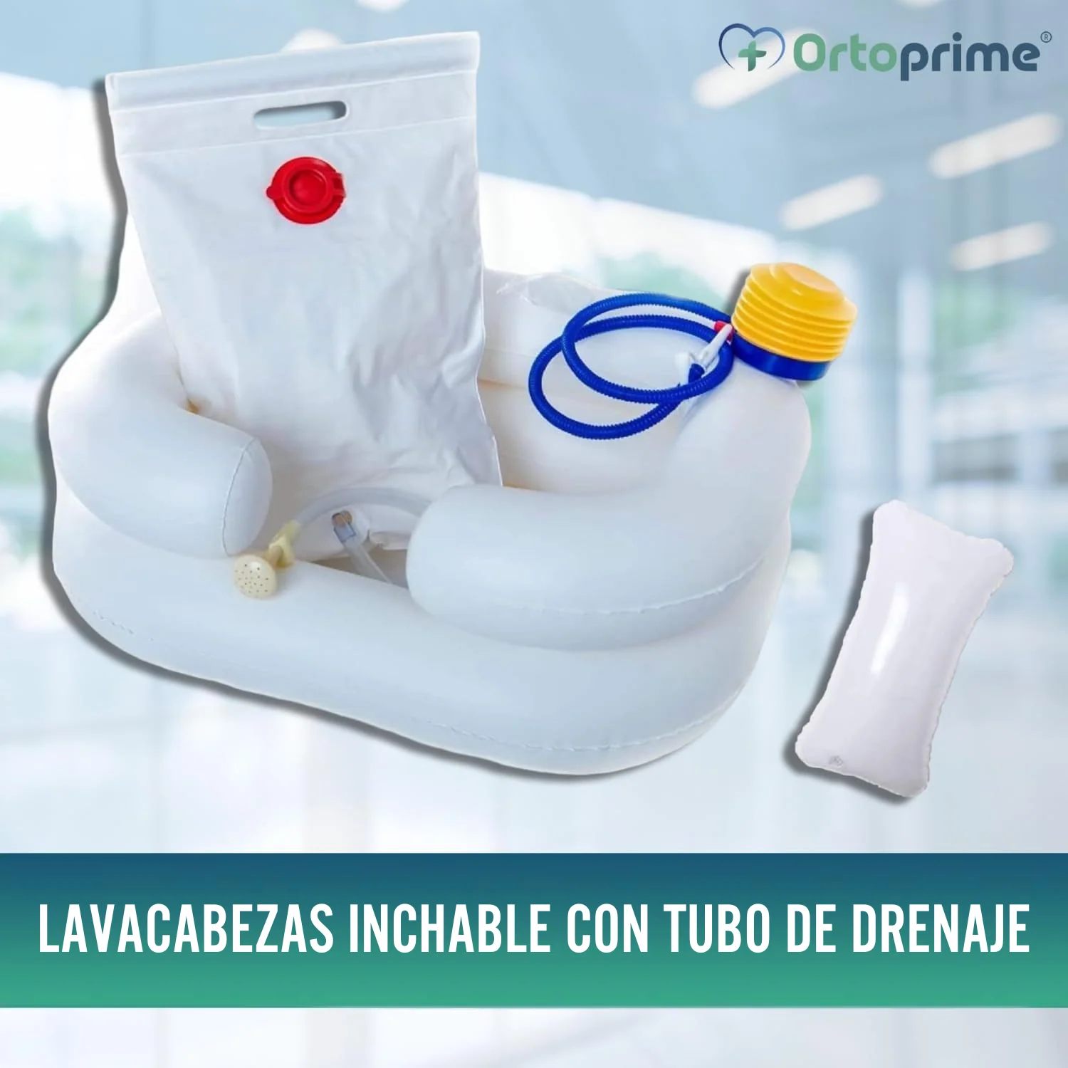 Lavacabezas Hinchable Portátil Pack Completo - Image 9