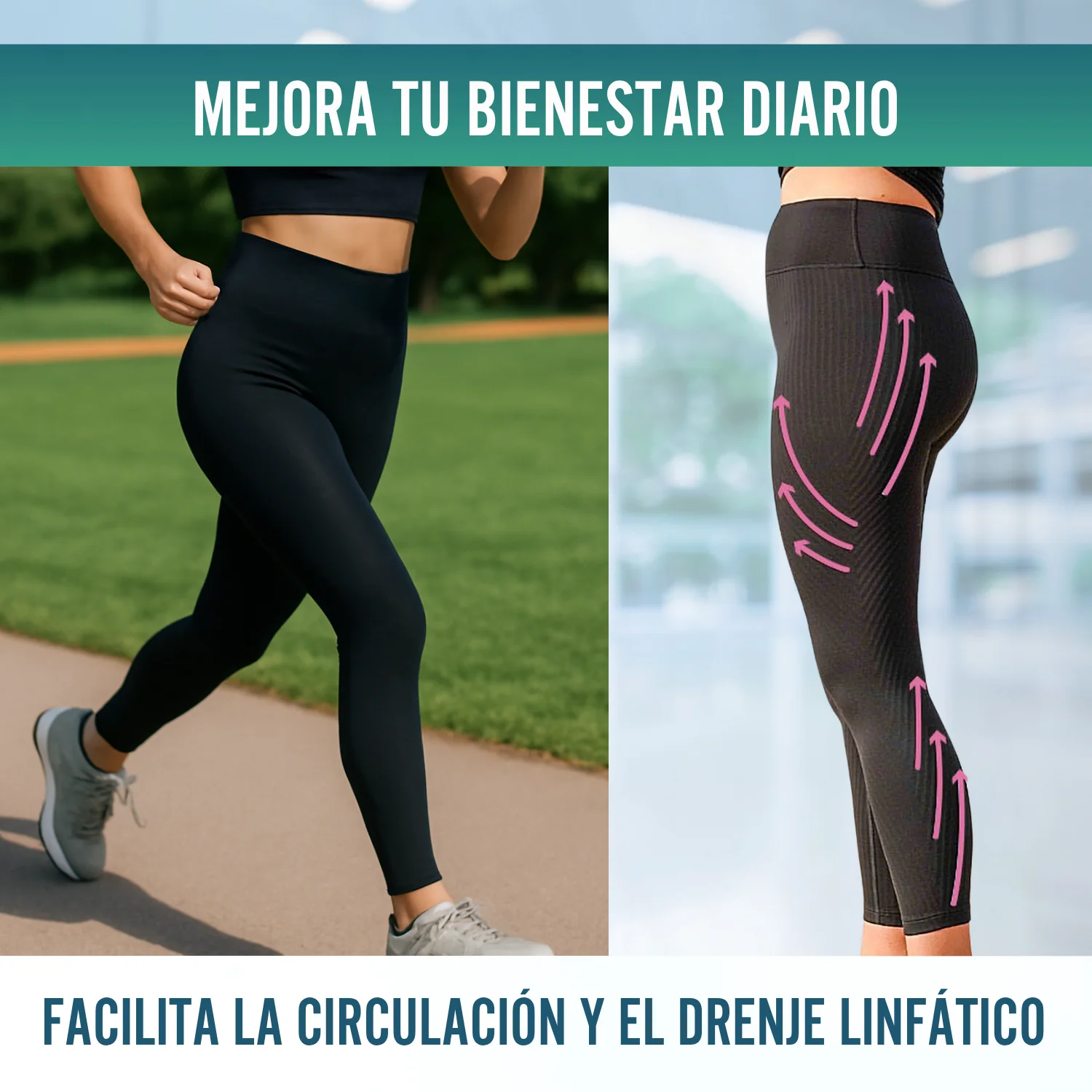 Leggins Move One de Compresión | Mallas Drenaje Linfático - Image 6