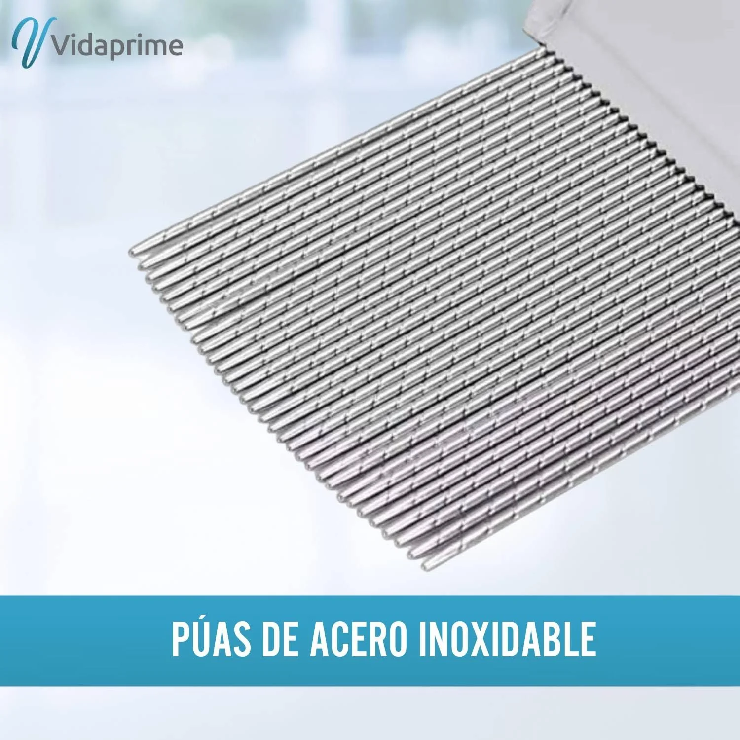 Liendrera con Púas de Acero Inoxidable para Piojos y Liendres - Image 6